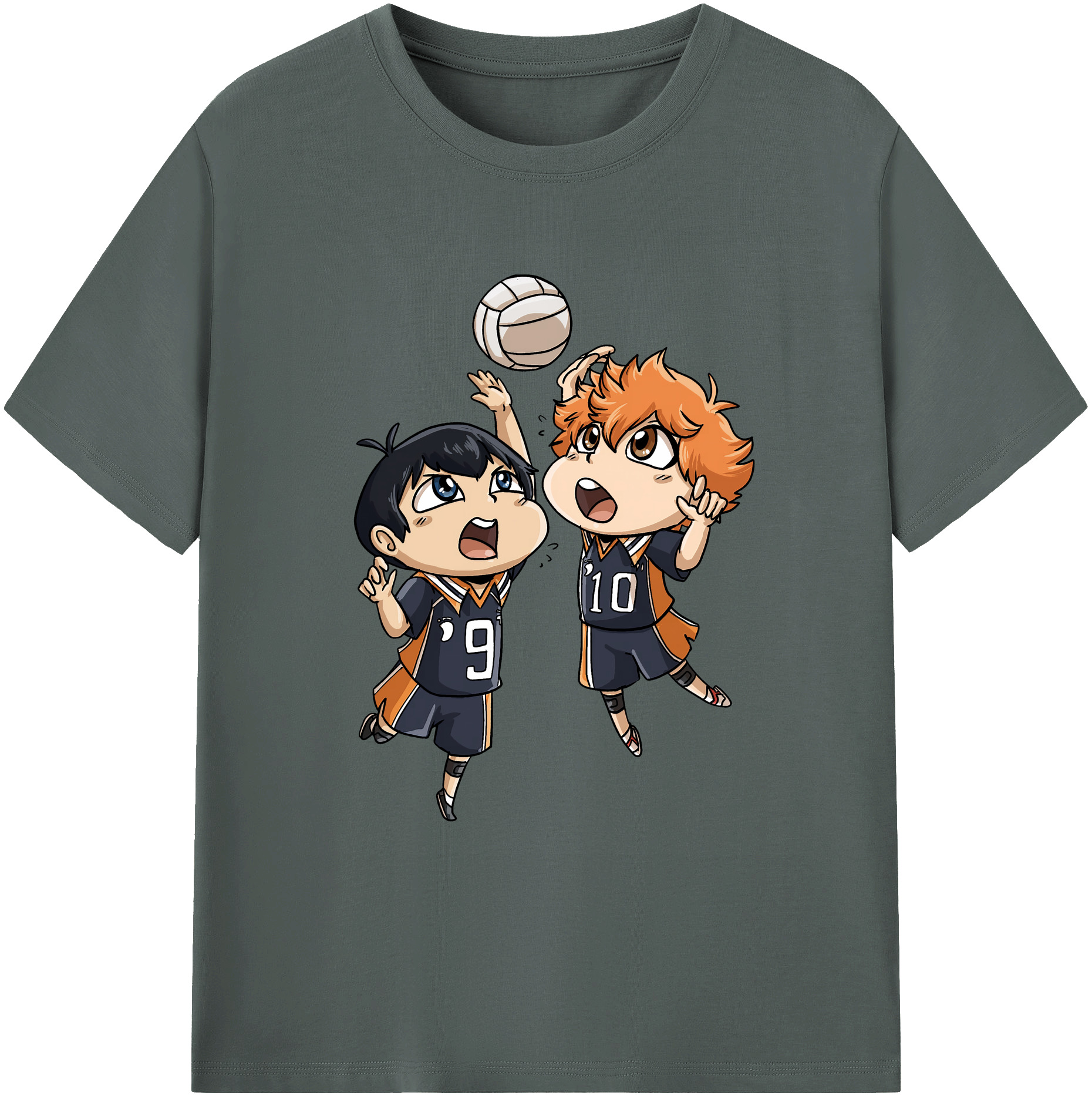 （画像用） ハイキュー!! Haikyu!! 綿100％ メンズ半袖Tシャツ｜肌触りやわらか＆通気性